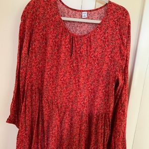 Long sleeve floral dress